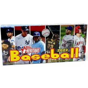 2022 Topps Heritage Baseball Hobby Box 24 Packs (Ships Sealed Only)