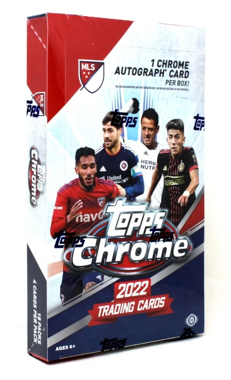 2022 Topps MLS Chrome Soccer Hobby 12 Box Case