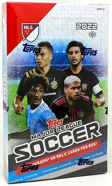 2022 Topps MLS Soccer Hobby Box 24 Packs 8 Cards Per Pack (Ships Sealed Only)