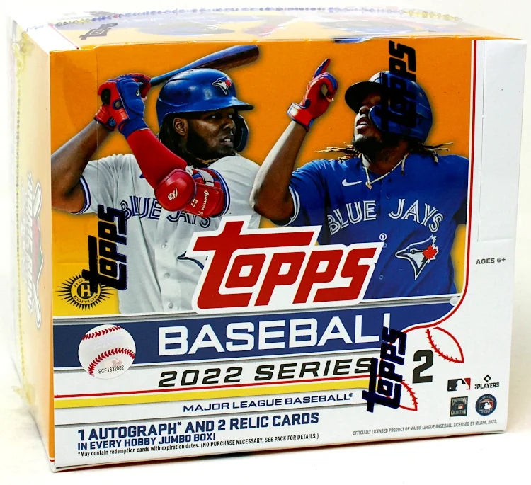 2022 Topps Series 2 Baseball Jumbo Box HTA (Ships Sealed Only)