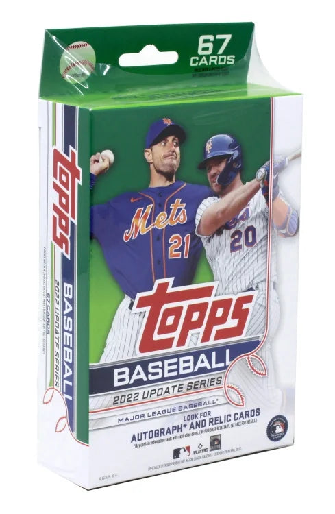 2022 Topps Update Series Baseball Hanger Pack 64 Box Case
