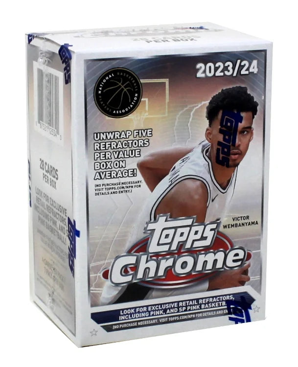2023-24 Topps Chrome Basketball Blaster Box