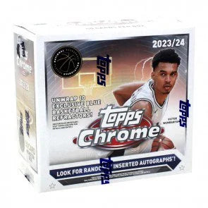 2023 24 Topps Chrome Basketball Mega Box Case 20 Boxes (Ships Sealed Only)