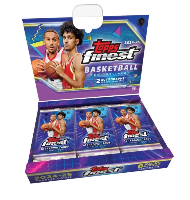 2024-25 Topps Finest Basketball Hobby 8 Box Case (Ships Sealed Only) - B2