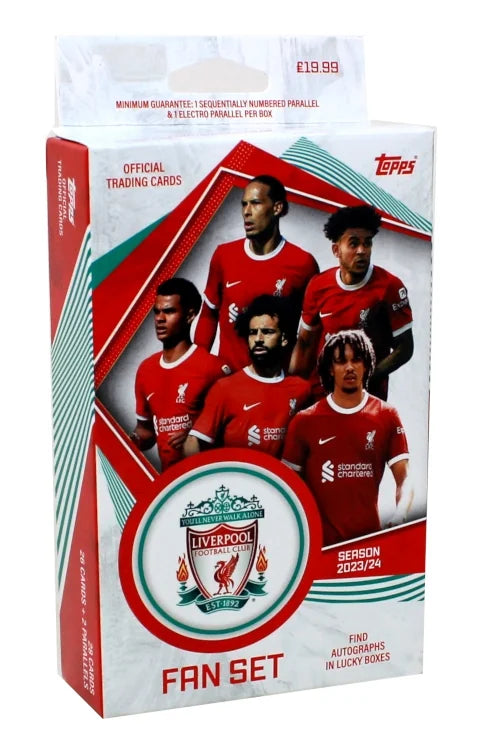 2023-24 Topps Liverpool FC Soccer Fan Set Box