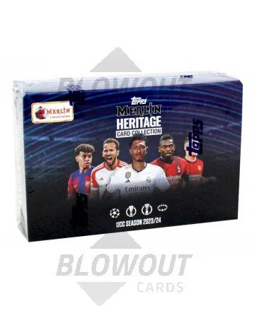 DRAFT - 2023-24 Topps Merlin Heritage Soccer Box | 10 Packs