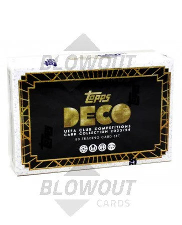 DRAFT - 2023-24 Topps UEFA Champions League Deco Card Collection Box