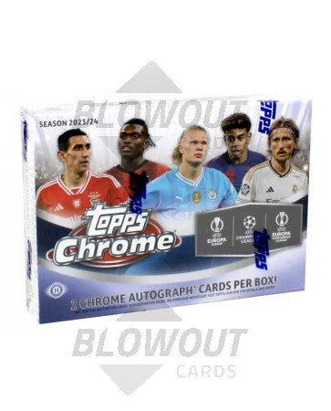 DRAFT - 2023-24 Topps UEFA Club Competitions Chrome Soccer | 12-Box Case
