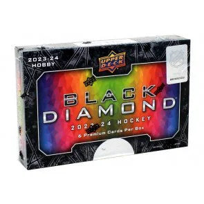 2023 24 Upper Deck Black Diamond Hockey Hobby Box (Ships Sealed Only)
