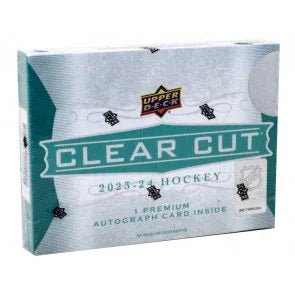 2023 24 Upper Deck Clear Cut Hockey Hobby Case 30 Boxes (Ships Sealed Only) - B