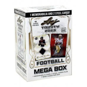 2023 Leaf Trinity Football Mega 20 Box Case 23694 (Ships Sealed Only)