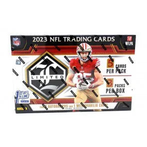2023 Panini Limited Football 1st Off the Line Hobby Box (Ships Sealed Only)