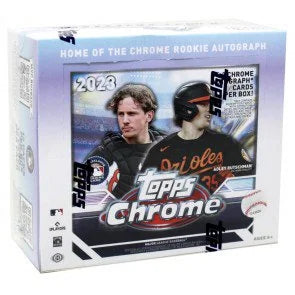 2023 Topps Chrome Baseball Jumbo HTA Box (Ships Sealed Only)