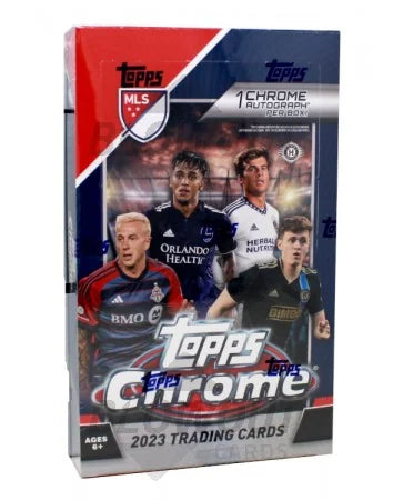 DRAFT - 2023 Topps Chrome Major League Soccer Hobby Box | Messi Era