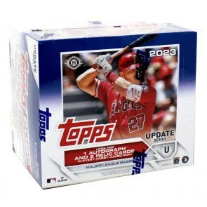 2023 Topps Update Series Baseball Jumbo Box 10 Packs with Autos Relics (Ships Sealed Only)