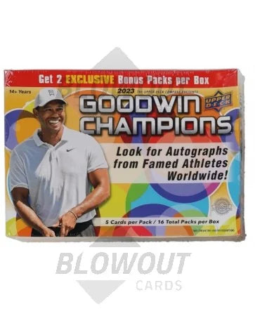 DRAFT - 2023 Upper Deck Goodwin Champions Mega 20 Box Lot