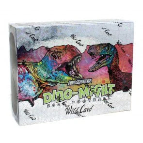 2023 Wild Card Alumination Dino Might Football Hobby 12 Box Case (Ships Sealed Only)