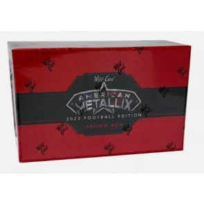 2023 Wild Card American Metallix Football Promo Box (Ships Sealed Only)