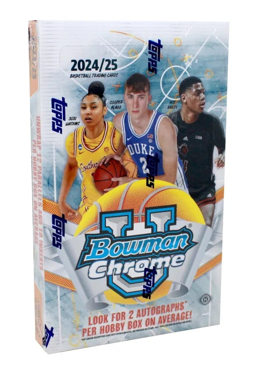 2024-25 Bowman Chrome University Basketball Hobby Box
