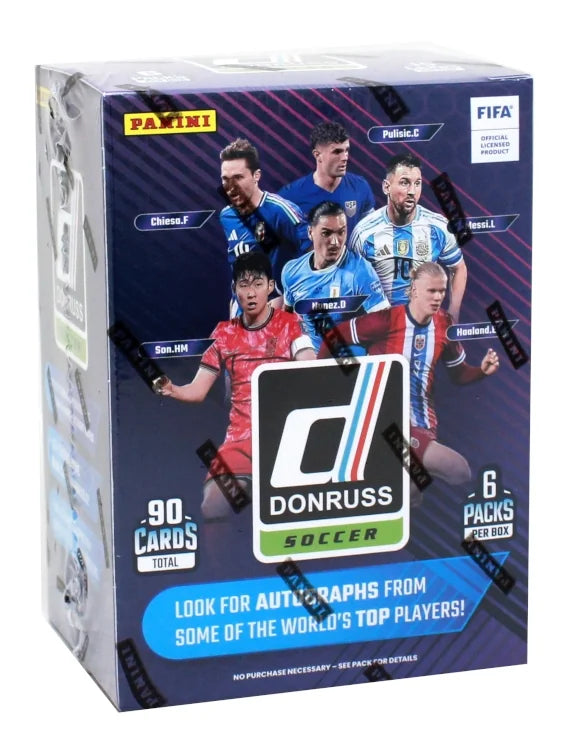 2024-25 Panini Donruss Soccer Blue Cubic Blaster 20 Box Case