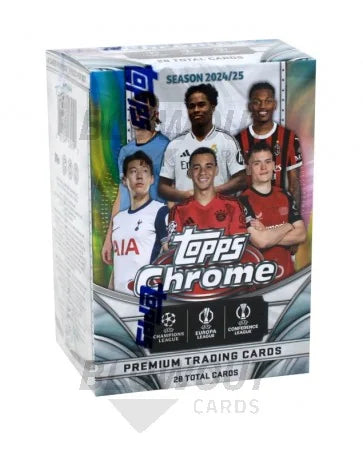 DRAFT - 2024-25 Topps UEFA Club Competitions Chrome Soccer Blaster Box