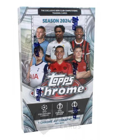 DRAFT - 2024-25 Topps UEFA Club Competitions Chrome Soccer Hobby Box