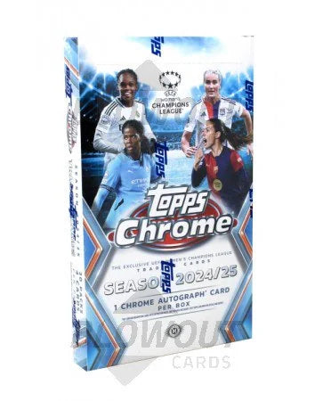 DRAFT - 2024-25 Topps Chrome UEFA Women's Champions League Hobby Box