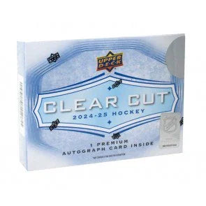 2024 25 Upper Deck Clear Cut Hockey Hobby Box Autograph Card (Ships Sealed Only)