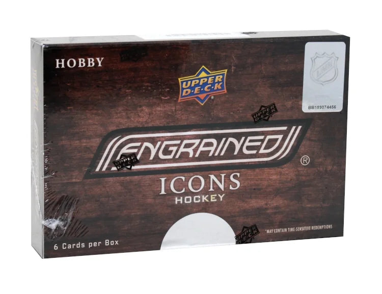 2024-25 Upper Deck Engrained Icons Hockey Hobby Box (Ships Sealed Only)