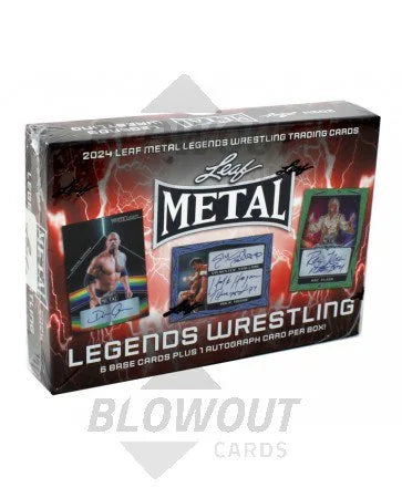 DRAFT - 2024 Leaf Metal Legends Wrestling Hobby Box | Signed Cards