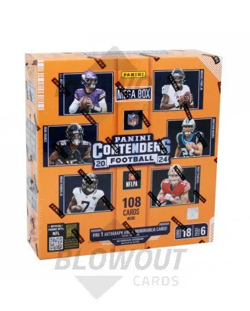 2024 Panini Contenders Football Mega Box Case | 20 Boxes (Ships Sealed Only) - B2