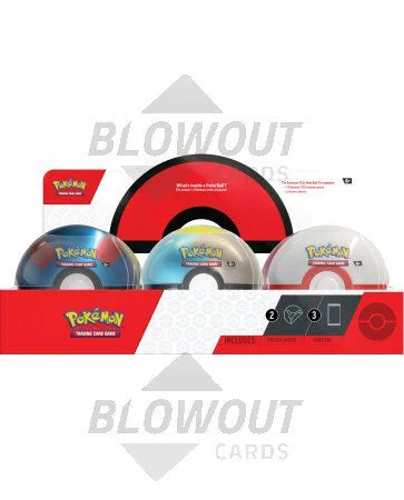 DRAFT - 2024 Pokemon Poke Ball Tin Winter | 6-Tin Case