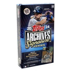 2024 Topps Archives Signature Series Retired Player Edition 20 Box Case (Ships Sealed Only)