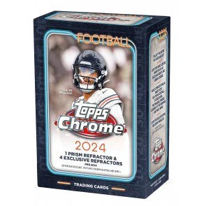 2024 Topps Chrome Football Blaster Box (Ships Sealed Only)