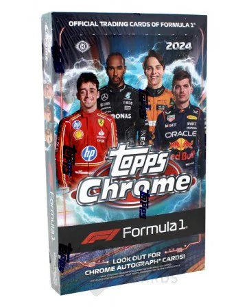 DRAFT - 2024 Topps Chrome Formula 1 Racing Hobby Case | 12 Boxes