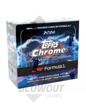 DRAFT - 2024 Topps Chrome Formula 1 Racing Sapphire Edition Box