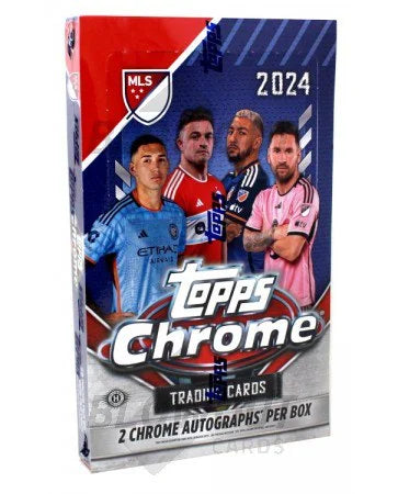 DRAFT - 2024 Topps Chrome MLS Soccer Hobby Case | 12 Boxes