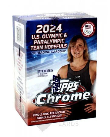 DRAFT - 2024 Topps Chrome US Olympic & Paralympic Hopefuls Blaster Case | 40 Boxes