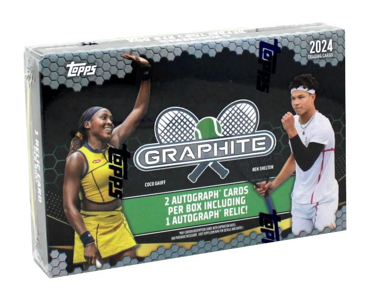 2024 Topps Graphite Tennis Hobby 12 Box Case