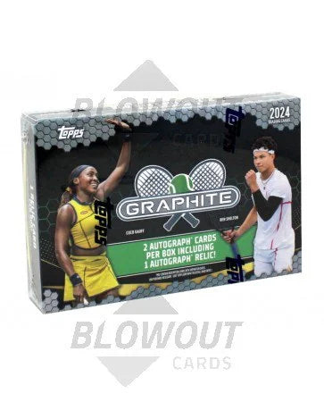 DRAFT - 2024 Topps Graphite Tennis Hobby Box | Chrome Autographs & Relics