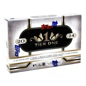 2024 Topps Tier One Baseball Hobby Box Premium Autographs Relics (Ships Sealed Only)