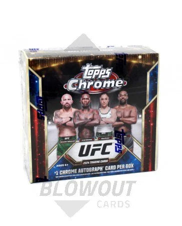 DRAFT - 2024 Topps Chrome UFC Mega Box | 6 Packs, 8 Cards Each