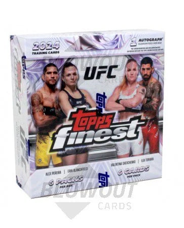 DRAFT - 2024 Topps UFC Finest Mega Box | 6 Packs, 1 Autograph Guaranteed