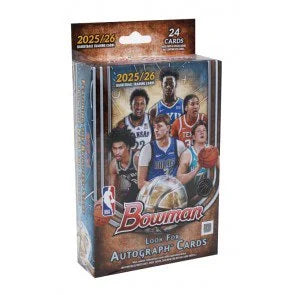 2025 26 Bowman Basketball Hanger Box Prospect Rookie Cards (Ships Sealed Only)