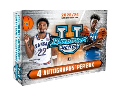 2025-26 Bowman University Best Basketball Hobby Box (Ships Sealed Only) - B2