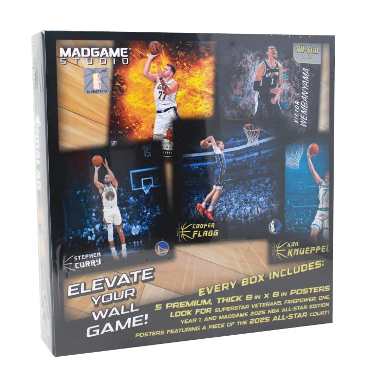 2025-26 Madgame NBA Poster 5 Pack Box