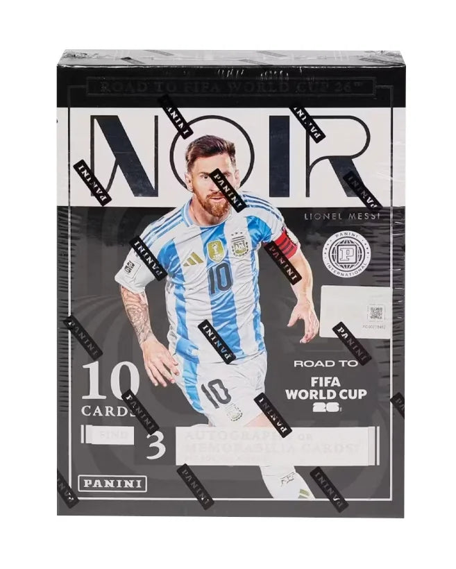 2025-26 Panini Noir Road To FIFA World Cup 26 Soccer International Hobby Box (Ships Sealed Only)
