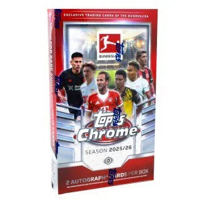 2025 26 Topps Chrome Bundesliga Soccer Hobby Case (Ships Sealed Only)