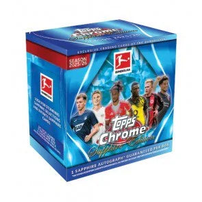 2025 26 Topps Chrome Bundesliga Sapphire Box (Ships Sealed Only)