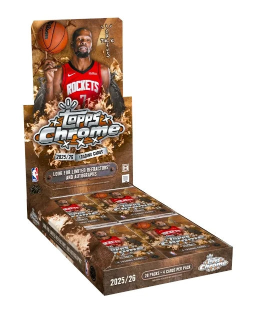 2025-26 Topps Chrome Cactus Jack Basketball Hobby 12 Box Case